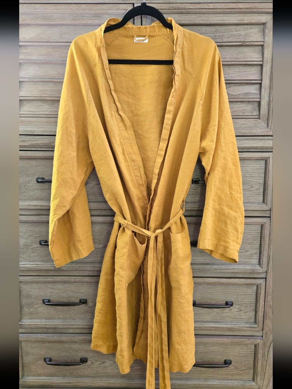 Threads By Bed Threads 100% Linen Robe - Picture 2 of 7